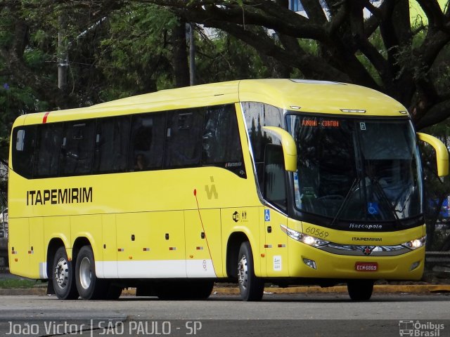 Viação Itapemirim 60569 na cidade de São Paulo, São Paulo, Brasil, por João Victor. Número da foto: #2215399.