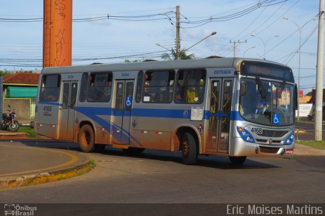 Viação Campo Grande 4168 na cidade de Campo Grande, Mato Grosso do Sul, Brasil, por Eric Moises Martins. Número da foto: #2214353.