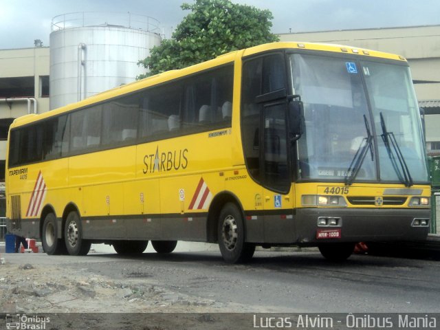 Viação Itapemirim 44015 na cidade de Rio de Janeiro, Rio de Janeiro, Brasil, por Lucas Alvim. ID da foto: 2269750.