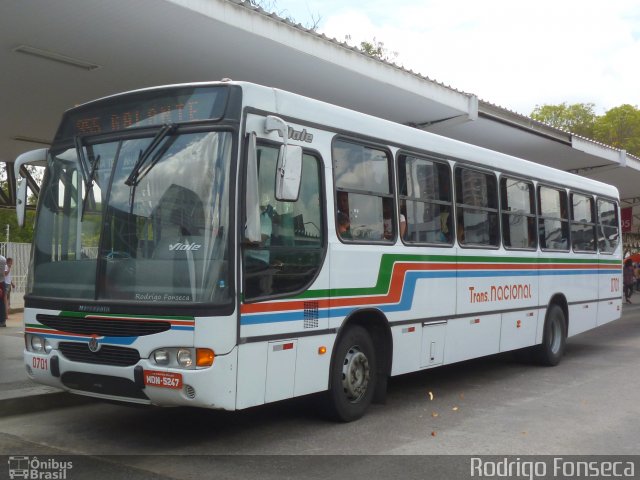 Transnacional Transp. de Passageiros 0701 na cidade de Campina Grande, Paraíba, Brasil, por Rodrigo Fonseca. Número da foto: #2270394.