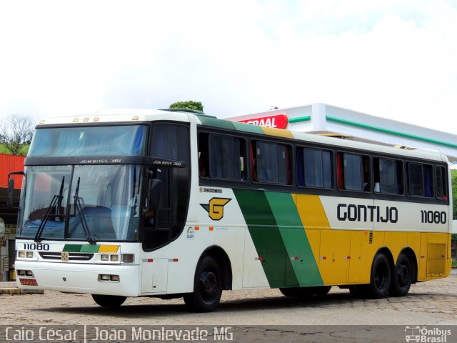 Empresa Gontijo de Transportes 11080 na cidade de João Monlevade, Minas Gerais, Brasil, por Caio César de Freitas Lopes. ID da foto: 2270478.