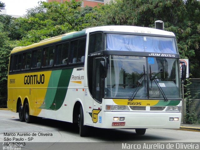 Empresa Gontijo de Transportes 15695 na cidade de São Paulo, São Paulo, Brasil, por Marco Aurélio de Oliveira. ID da foto: 2268401.