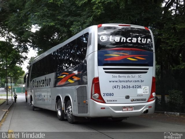 Lancatur Transporte e Turismo 21080 na cidade de São Paulo, São Paulo, Brasil, por Daniel Nascimento  Trindade. Número da foto: #2268482.