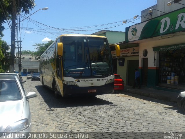 Viação Progresso RJ 191.045 na cidade de Vassouras, Rio de Janeiro, Brasil, por Matheus Ângelo Souza e Silva. ID da foto: 2272552.