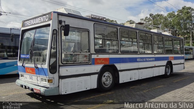 Metra - Sistema Metropolitano de Transporte 043 na cidade de São Bernardo do Campo, São Paulo, Brasil, por Marco Antonio da Silva. ID da foto: 2272120.