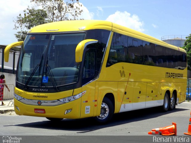 Viação Itapemirim 60647 na cidade de Rio de Janeiro, Rio de Janeiro, Brasil, por Renan Vieira. Número da foto: #2272131.