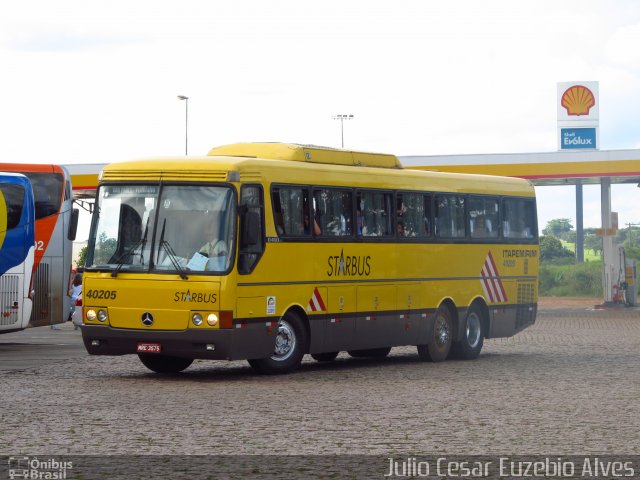 Viação Itapemirim 40205 na cidade de Pirassununga, São Paulo, Brasil, por Julio Cesar Euzebio Alves. Número da foto: #2271331.