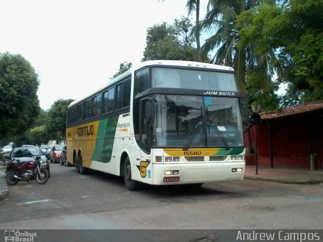 Empresa Gontijo de Transportes 15580 na cidade de Pirapora, Minas Gerais, Brasil, por Andrew Campos. ID da foto: 2272361.