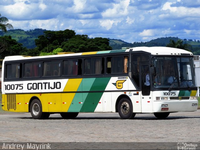 Empresa Gontijo de Transportes 10075 na cidade de Perdões, Minas Gerais, Brasil, por Andrey Gustavo. ID da foto: 2273323.