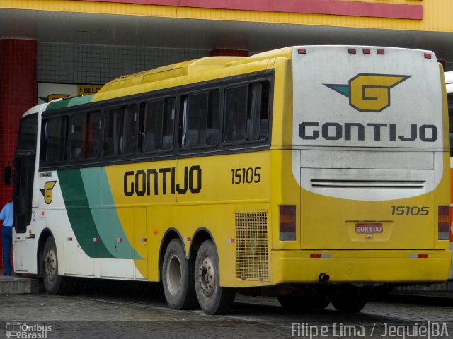 Empresa Gontijo de Transportes 15105 na cidade de Jequié, Bahia, Brasil, por Filipe Lima. Número da foto: #2271253.