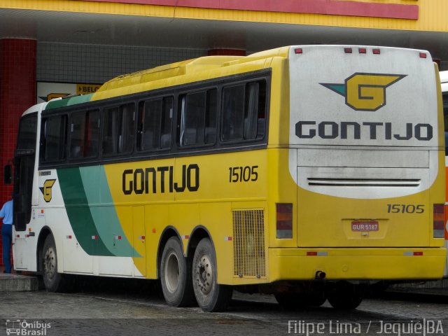 Empresa Gontijo de Transportes 15105 na cidade de Jequié, Bahia, Brasil, por Filipe Lima. ID da foto: 2271253.