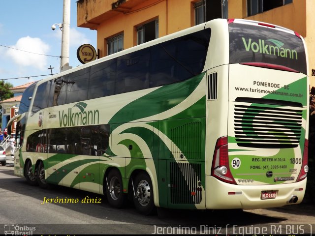 Empresa de Transportes Coletivos Volkmann 1800 na cidade de Aparecida, São Paulo, Brasil, por Jerônimo Diniz. Número da foto: #2272978.