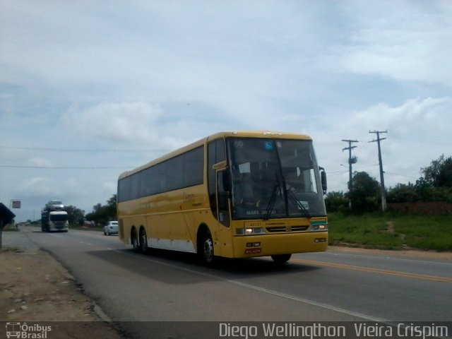 Viação Itapemirim 44101 na cidade de Poções, Bahia, Brasil, por Diego Wellingthon  Vieira Crispim. ID da foto: 2270794.