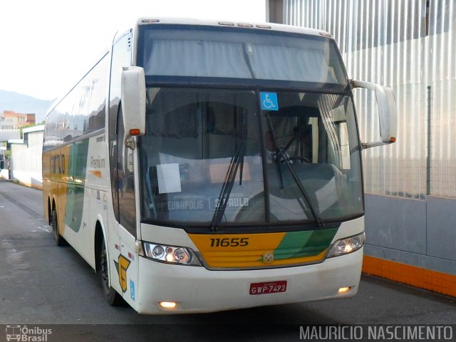 Empresa Gontijo de Transportes 11655 na cidade de Belo Horizonte, Minas Gerais, Brasil, por Maurício Nascimento. ID da foto: 2271524.