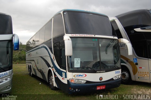 JBC Turismo 3005 na cidade de São Paulo, São Paulo, Brasil, por EDUARDO - SOROCABUS. Número da foto: #2217177.