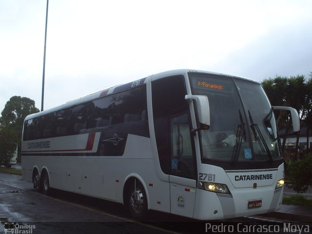 Auto Viação Catarinense 2761 na cidade de Curitiba, Paraná, Brasil, por Pedro Carrasco Moya. Número da foto: #2216762.
