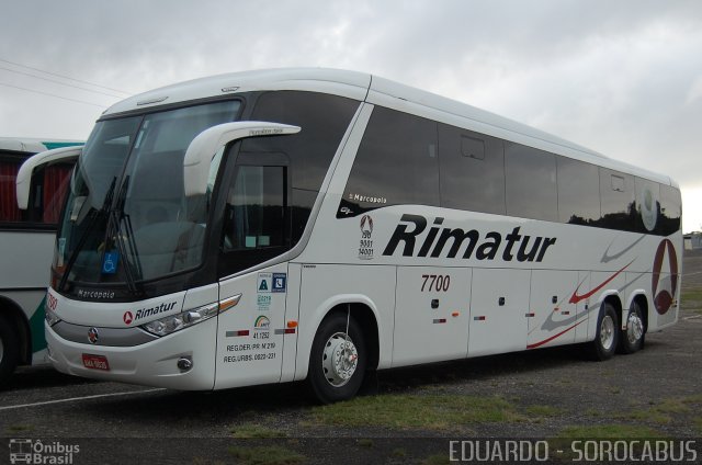 Rimatur Transportes 7700 na cidade de São Paulo, São Paulo, Brasil, por EDUARDO - SOROCABUS. Número da foto: #2217182.