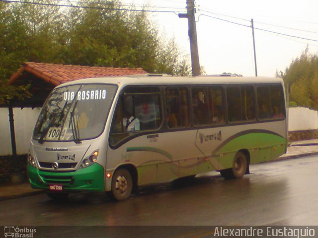 Turin Transportes 3410 na cidade de Ouro Preto, Minas Gerais, Brasil, por Alexandre Eustáquio. Número da foto: #2217666.