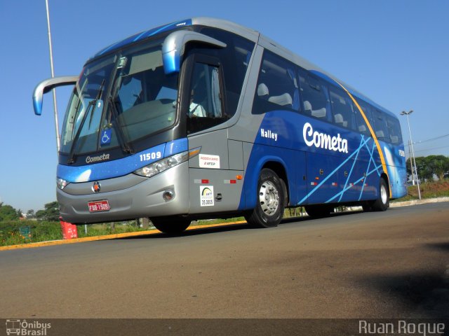 Viação Cometa 11509 na cidade de Americana, São Paulo, Brasil, por Ruan Roque. ID da foto: 2218893.