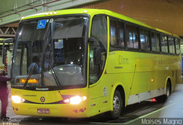 Viação Itapemirim 8517 na cidade de Rio de Janeiro, Rio de Janeiro, Brasil, por Moisés Magno. Número da foto: #2219039.