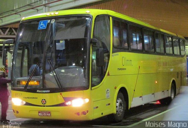 Viação Itapemirim 8517 na cidade de Rio de Janeiro, Rio de Janeiro, Brasil, por Moisés Magno. ID da foto: 2219039.