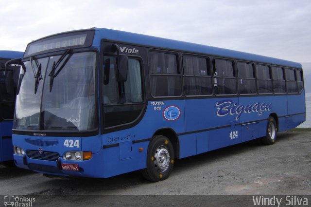 Biguaçu Transportes Coletivos Administração e Participação 424 na cidade de Florianópolis, Santa Catarina, Brasil, por Windy Silva. Número da foto: #2220292.