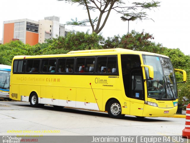 Viação Itapemirim 9711 na cidade de São Paulo, São Paulo, Brasil, por Jerônimo Diniz. Número da foto: #2221171.