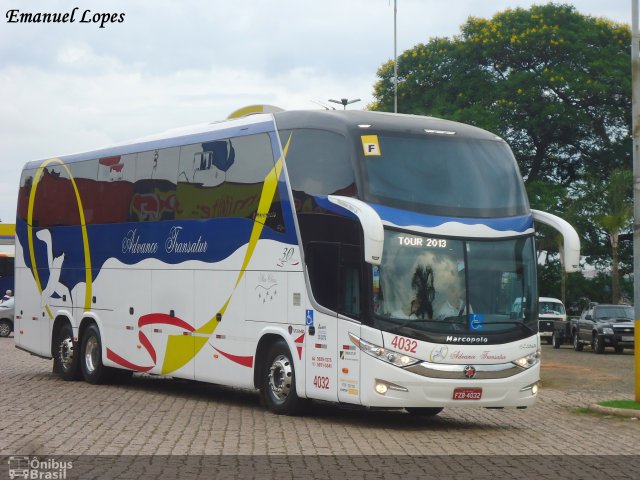 Advance Transatur 4032 na cidade de Bauru, São Paulo, Brasil, por Emanuel Corrêa Lopes. Número da foto: #2222747.