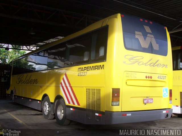 Viação Itapemirim 45237 na cidade de Belo Horizonte, Minas Gerais, Brasil, por Maurício Nascimento. Número da foto: #2222028.