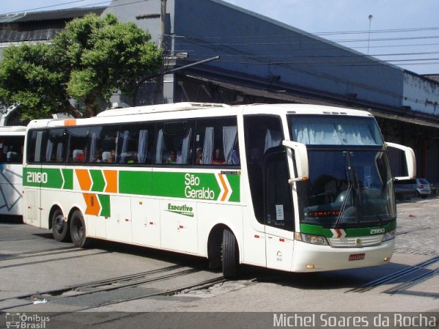 Cia. São Geraldo de Viação 21180 na cidade de Rio de Janeiro, Rio de Janeiro, Brasil, por Michel Soares da Rocha. Número da foto: #2221815.