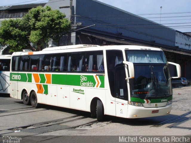 Cia. São Geraldo de Viação 21180 na cidade de Rio de Janeiro, Rio de Janeiro, Brasil, por Michel Soares da Rocha. ID da foto: 2221815.