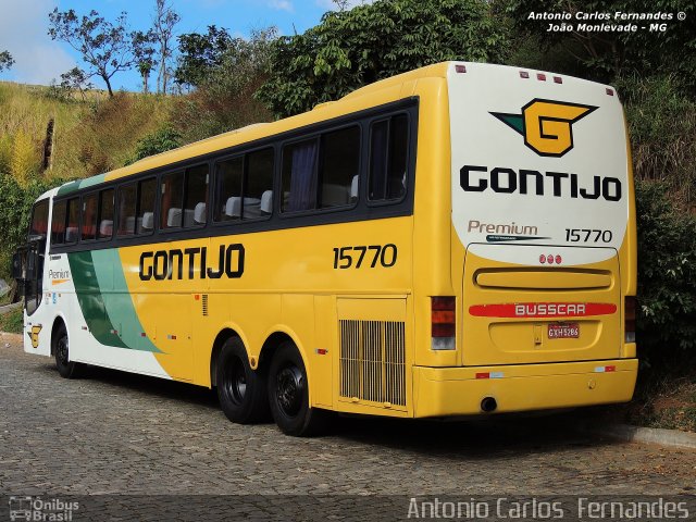 Empresa Gontijo de Transportes 15770 na cidade de João Monlevade, Minas Gerais, Brasil, por Antonio Carlos Fernandes. Número da foto: #2222387.