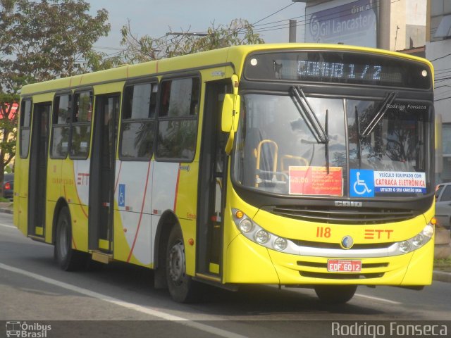 Empresa de Transportes e Turismo Carapicuiba 118 na cidade de Carapicuíba, São Paulo, Brasil, por Rodrigo Fonseca. Número da foto: #2222023.