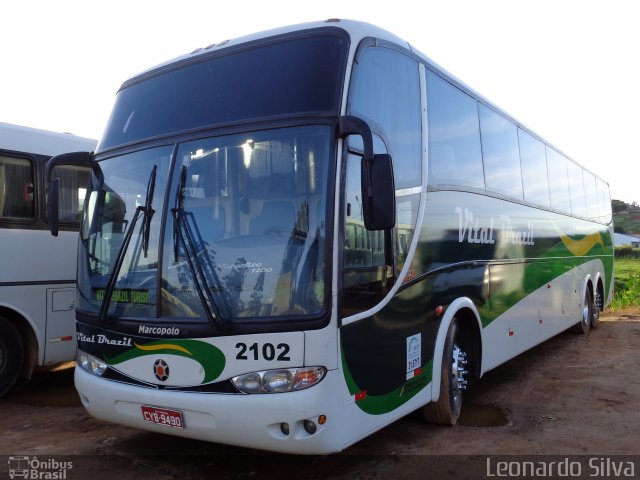 Auto Viação Vital Brazil 2102 na cidade de Campanha, Minas Gerais, Brasil, por Leonardo Silva. Número da foto: #2222087.