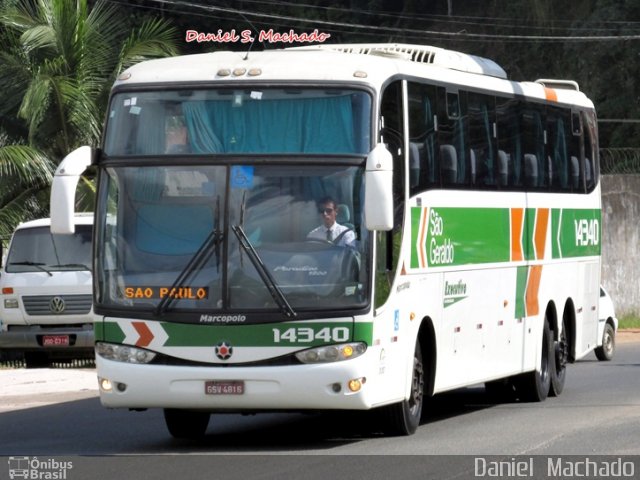 Cia. São Geraldo de Viação 14340 na cidade de Ilhéus, Bahia, Brasil, por Daniel  Machado. Número da foto: #2221855.