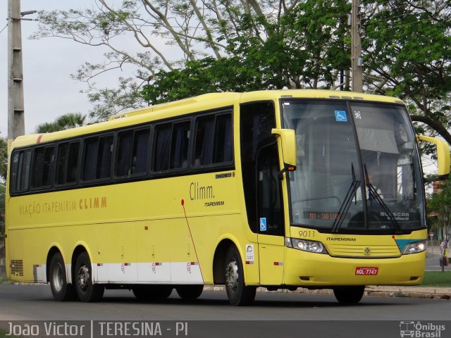 Viação Itapemirim 9011 na cidade de Teresina, Piauí, Brasil, por João Victor. ID da foto: 2223267.