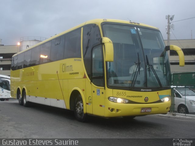 Viação Itapemirim 8655 na cidade de Rio de Janeiro, Rio de Janeiro, Brasil, por Gustavo Esteves Saurine. ID da foto: 2223066.