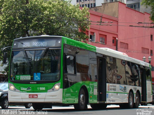 Viação Santa Brígida 1 1998 na cidade de São Paulo, São Paulo, Brasil, por Rafael Santos Silva. Número da foto: #2223064.