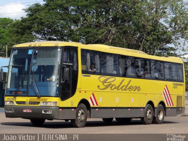 Viação Itapemirim 45309 na cidade de Teresina, Piauí, Brasil, por João Victor. ID da foto: 2222311.