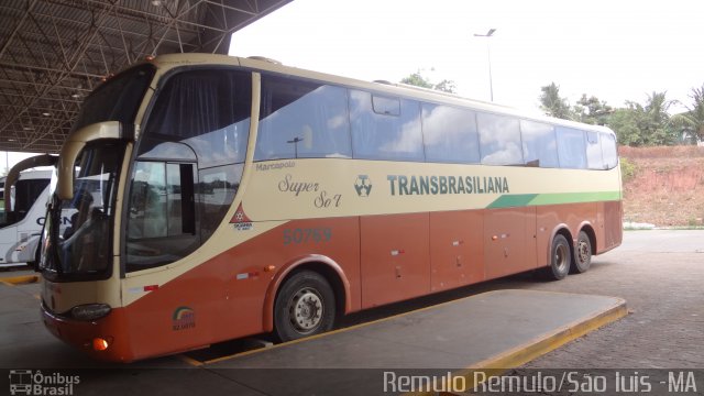 Transbrasiliana Transportes e Turismo 50769 na cidade de São Luís, Maranhão, Brasil, por Romulo de Oliveira Clementino. Número da foto: #2225160.