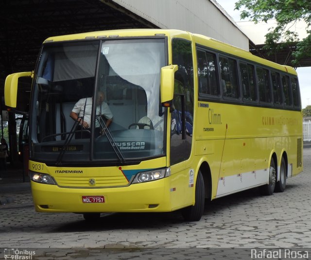 Viação Itapemirim 9031 na cidade de Vitória, Espírito Santo, Brasil, por Rafael Rosa. ID da foto: 2223956.