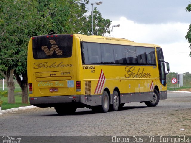 Viação Itapemirim 45271 na cidade de Vitória da Conquista, Bahia, Brasil, por Cleber Bus. ID da foto: 2224680.