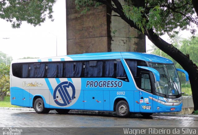 Auto Viação Progresso 6092 na cidade de João Pessoa, Paraíba, Brasil, por Wagner Ribeiro da Silva. Número da foto: #2224945.