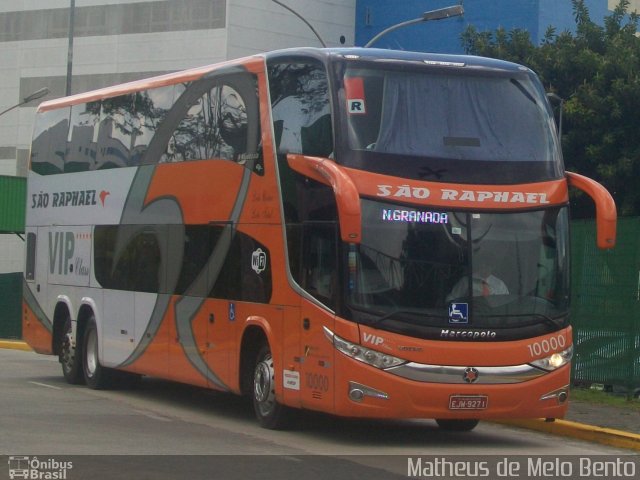 Viação São Raphael 10000 na cidade de São Paulo, São Paulo, Brasil, por Matheus de Melo Bento. Número da foto: #2223562.