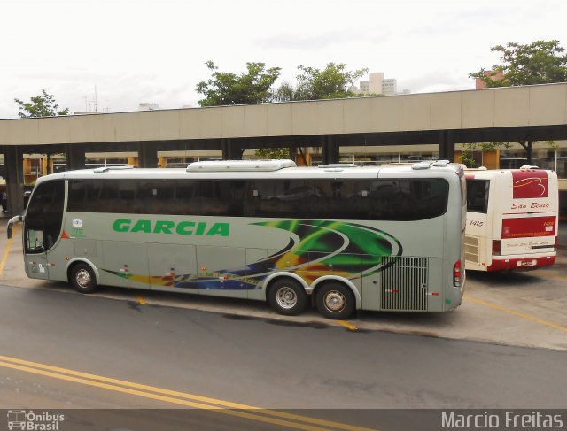 Viação Garcia 7717 na cidade de Ribeirão Preto, São Paulo, Brasil, por Marcio Freitas. Número da foto: #2224891.