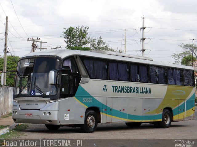 Transbrasiliana Transportes e Turismo 50665 na cidade de Teresina, Piauí, Brasil, por João Victor. Número da foto: #2223428.
