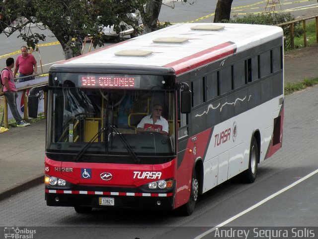 TUASA - Transportes Unidos Alajuelenses 45 na cidade de Belén, Heredia, Costa Rica, por Andrey Segura Solís. Número da foto: #2223465.
