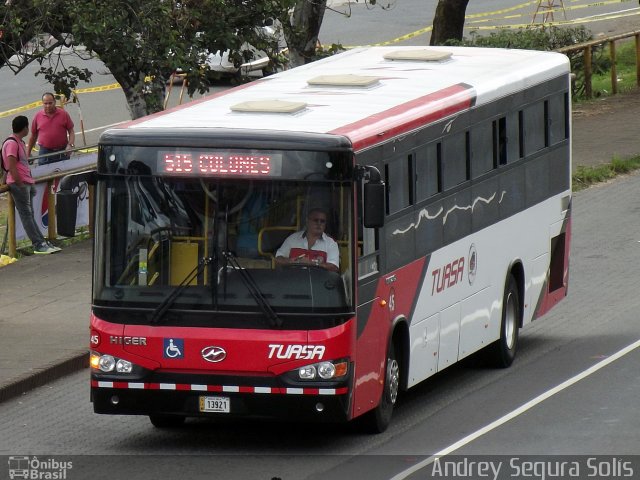 TUASA - Transportes Unidos Alajuelenses 45 na cidade de , por Andrey Segura Solís. ID da foto: 2223465.