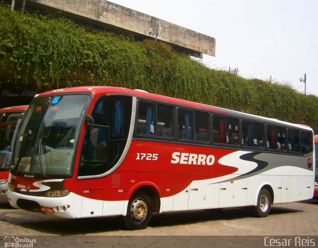 Viação Serro 1725 na cidade de Belo Horizonte, Minas Gerais, Brasil, por César Ônibus. Número da foto: #2226300.