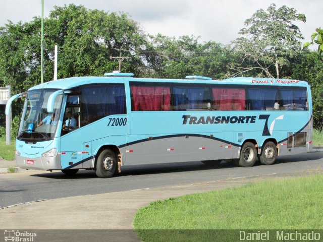 Transnorte - Transporte e Turismo Norte de Minas 72000 na cidade de Ilhéus, Bahia, Brasil, por Daniel  Machado. ID da foto: 2227283.